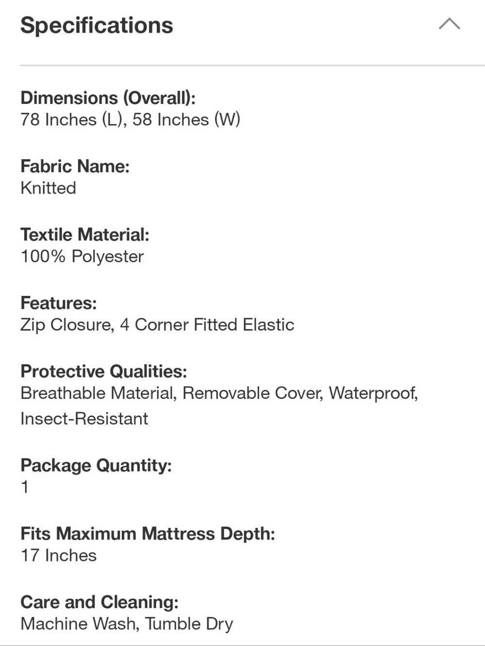 Allerease Platinum Queen Zip-Off Plush Top Waterproof Allergen and Bedbug Barrie - Picture 11 of 15